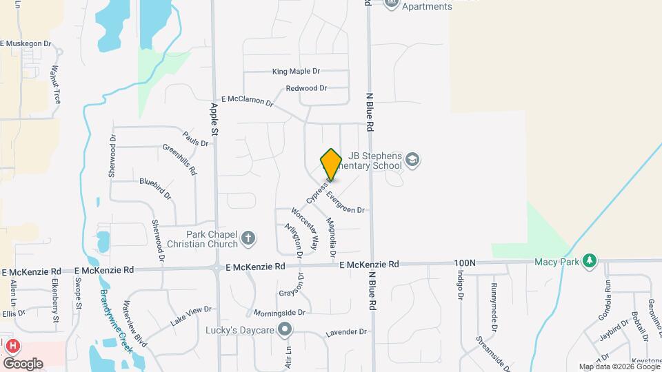 1353 Cypress Dr Map and Location Details