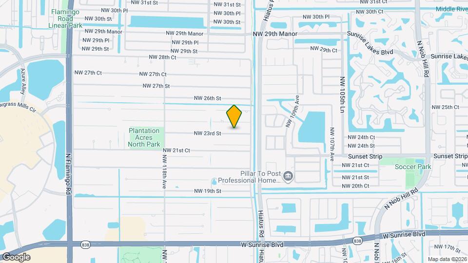 8513 NW 41st St Mapa y Detalles de la Ubicación