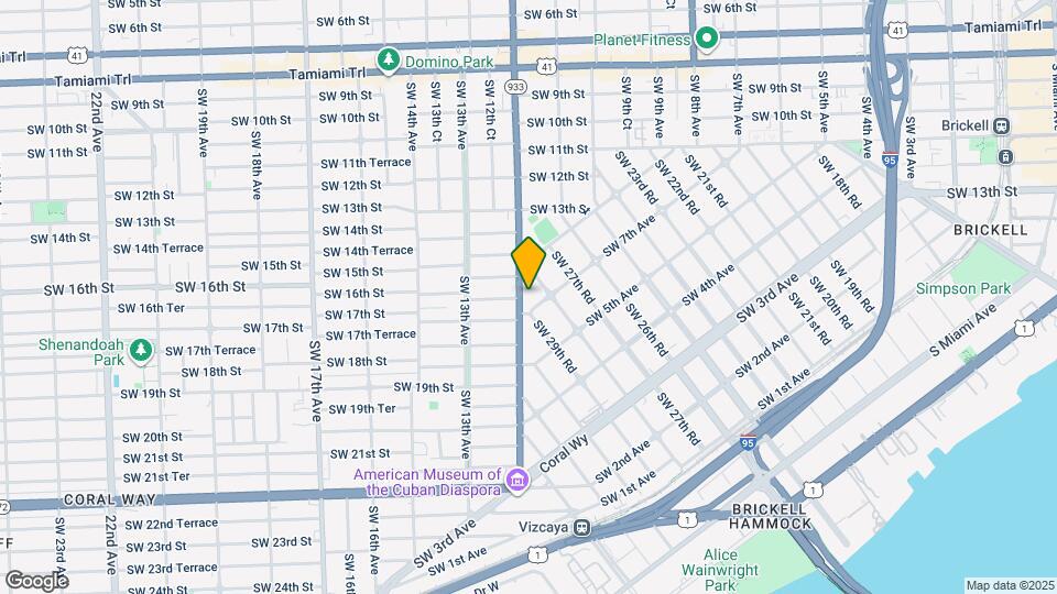 1575 SW 12th Ave Map and Location Details
