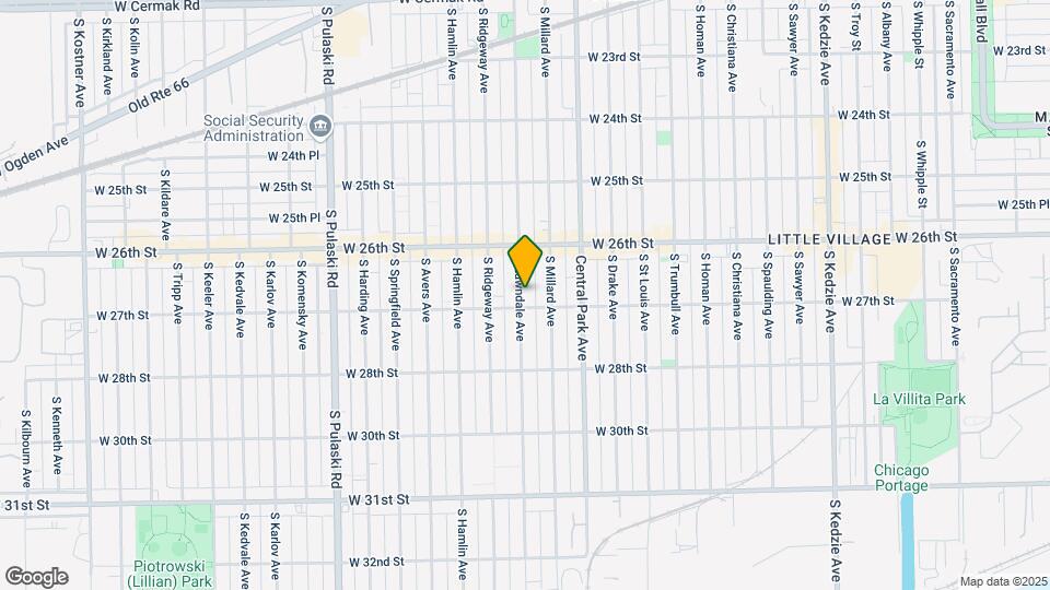 2651 S Lawndale Ave Map and Location Details