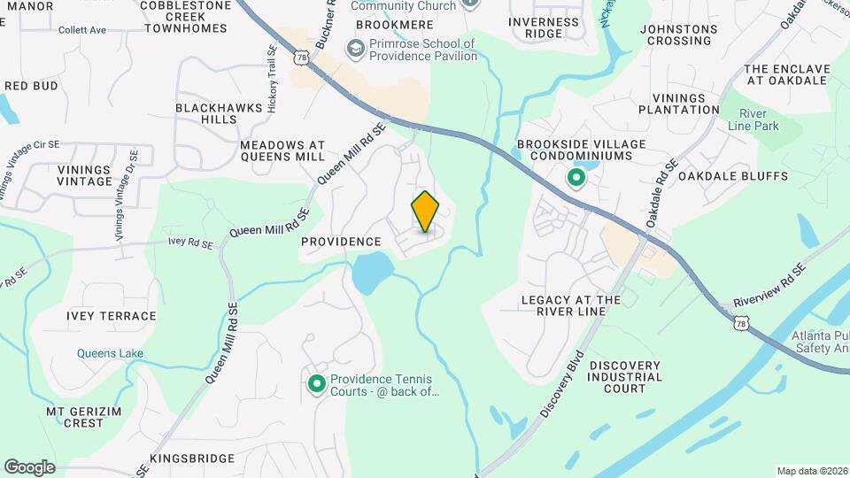 6414 Queens Court Trace Map and Location Details