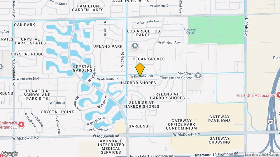 10622 W Alvarado Rd Mapa y Detalles de la Ubicación
