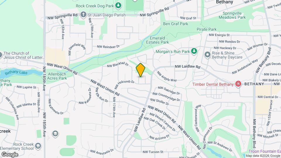 5161 NW Millstone Way Map and Location Details