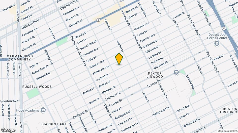 2986 Cortland St Mapa y Detalles de la Ubicación