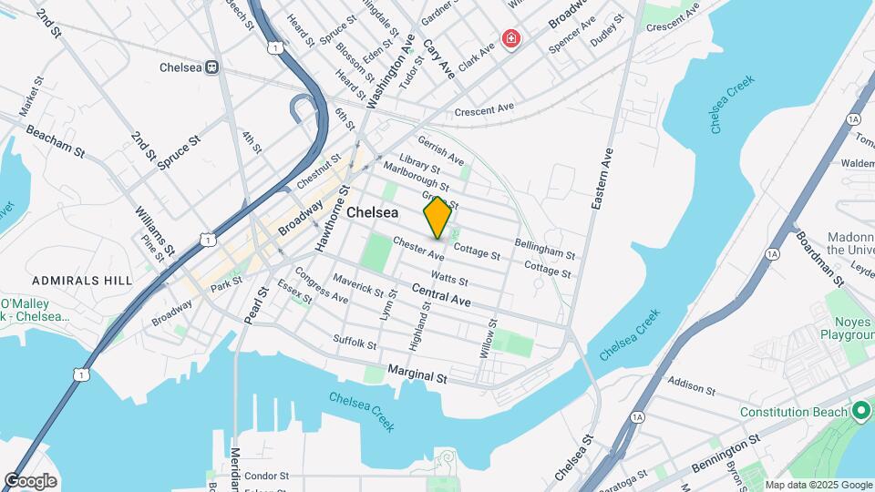 73 Cottage St, Unit 2 Mapa y Detalles de la Ubicación