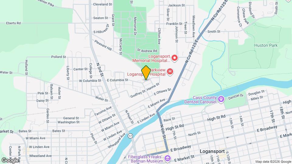 1016 N 6th St Map and Location Details