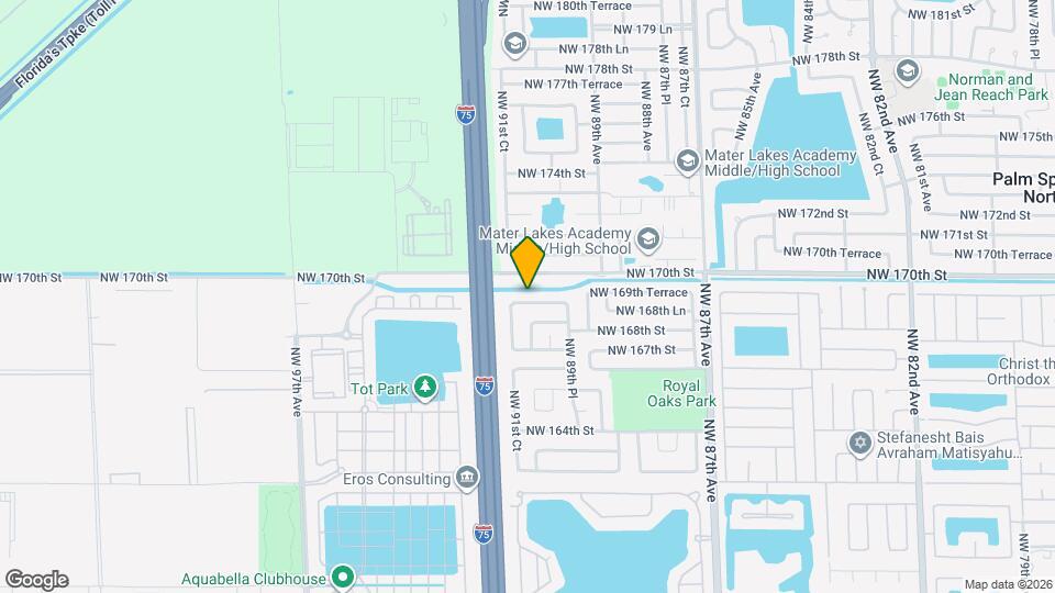 9067 NW 169th St Mapa y Detalles de la Ubicación