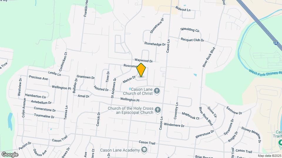 2822 Castlerea Dr Map and Location Details
