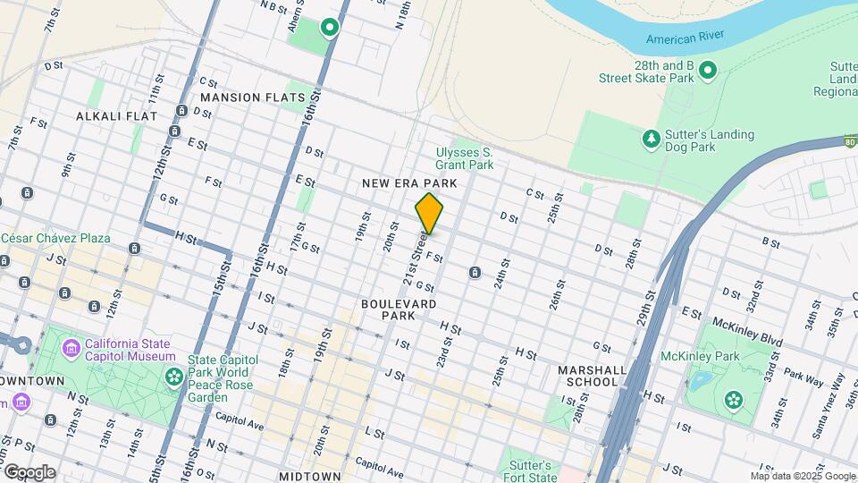 517 21st St Map and Location Details