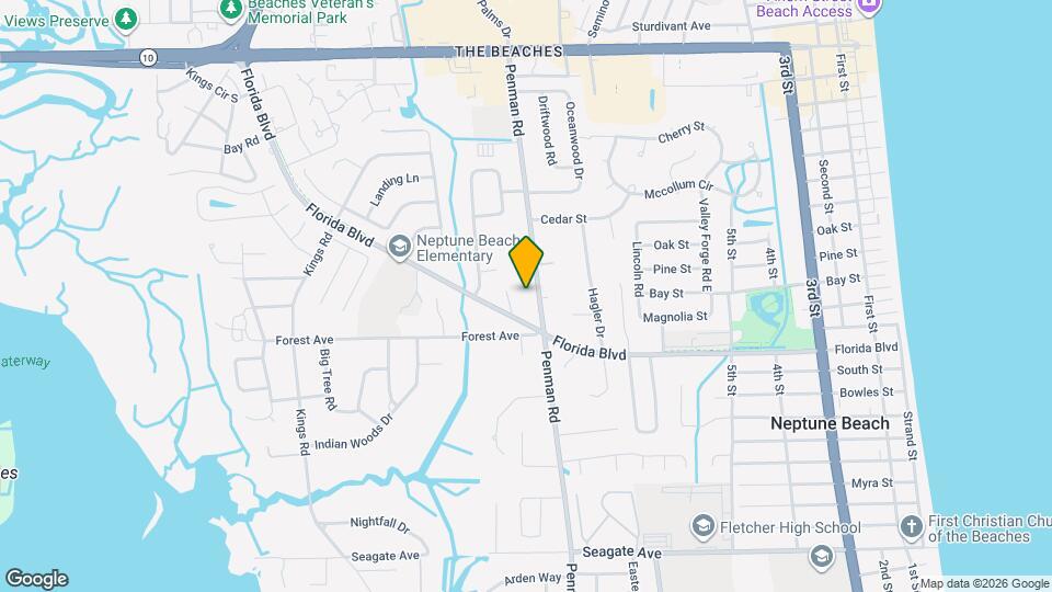 1040 Penman Rd Map and Location Details