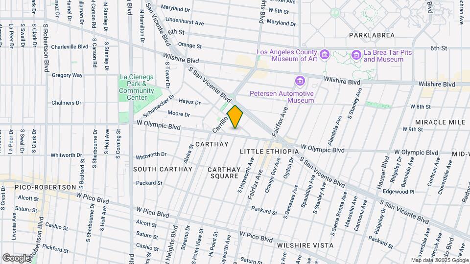 6255 W Olympic Blvd Mapa y Detalles de la Ubicación