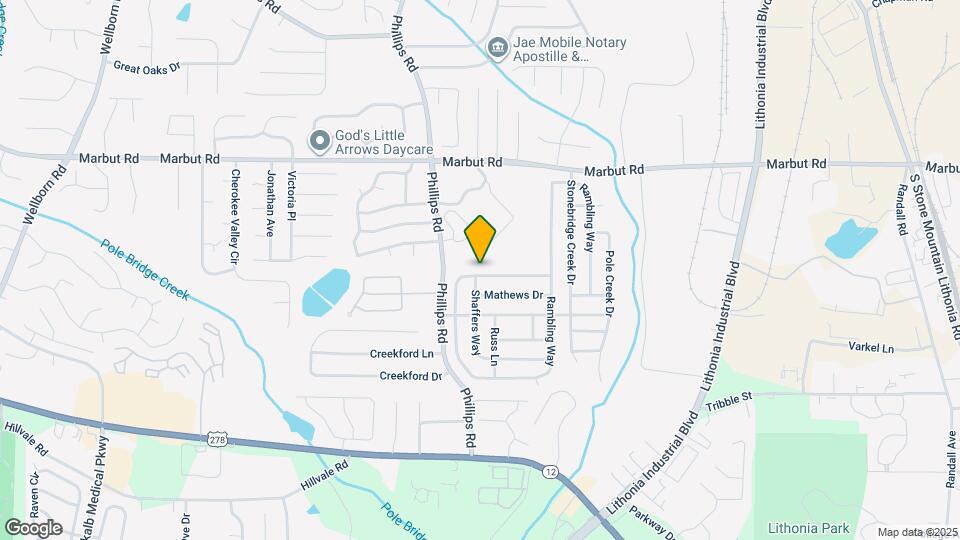 2287 Rambling Way Map and Location Details