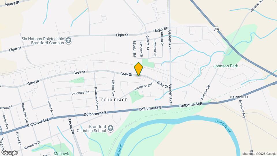 655 Grey St Map and Location Details