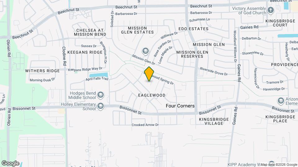 16126 Flatridge Ct Map and Location Details