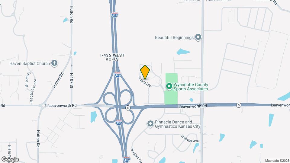 3217 N 103rd Pl Map and Location Details