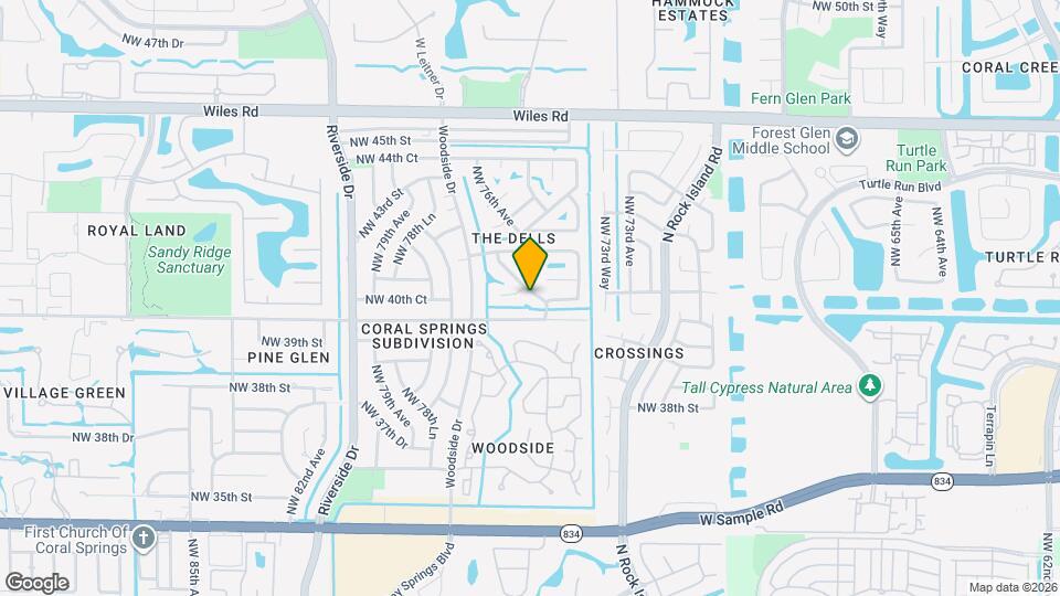 4006 NW 76th Ave Map and Location Details