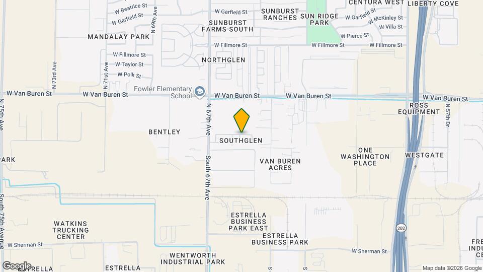 117 N 65th Ln, Unit 1-302 Map and Location Details