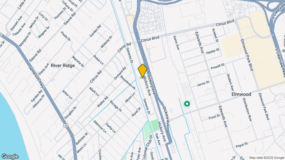 1412-1416 Hickory Ave Mapa y Detalles de la Ubicación