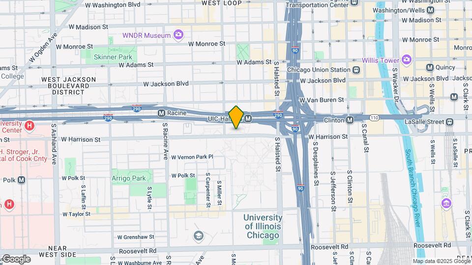 940 W Harrison St, Unit 2109 Mapa y Detalles de la Ubicación