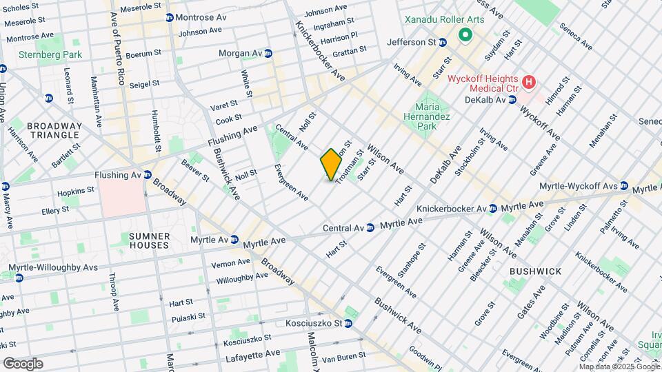 123 Troutman St Map and Location Details