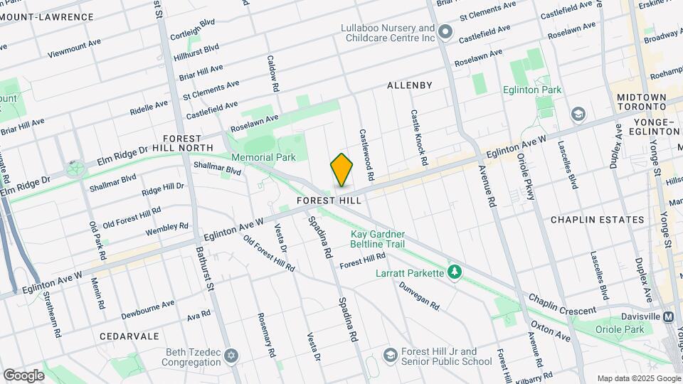 564 Eglinton Ave W Map and Location Details