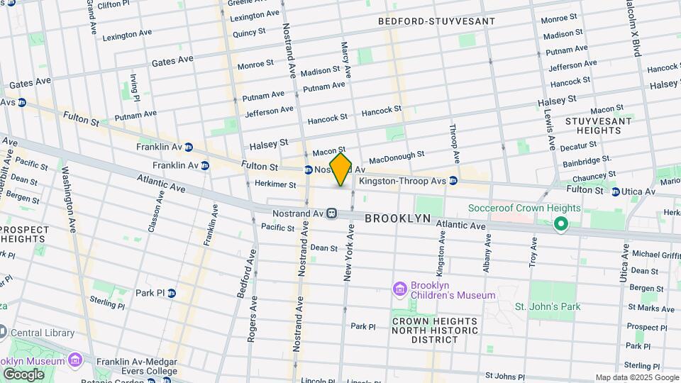 174 Herkimer Street Mapa y Detalles de la Ubicación