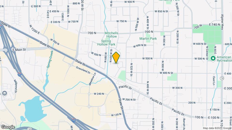 611 W 460 N St Map and Location Details