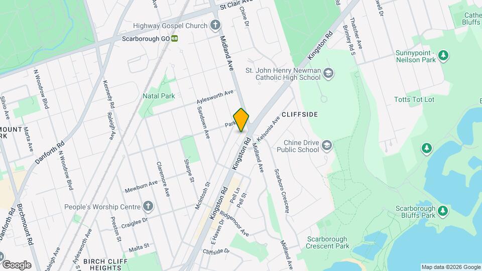 2500 Kingston Rd Map and Location Details