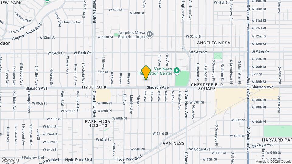 5742 6th Ave Map and Location Details