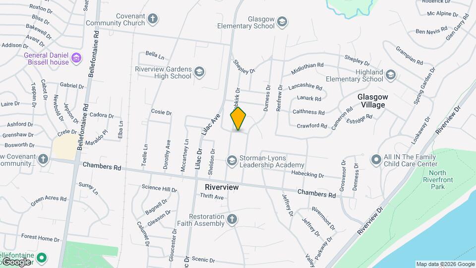 480 Kirkwall Dr Map and Location Details