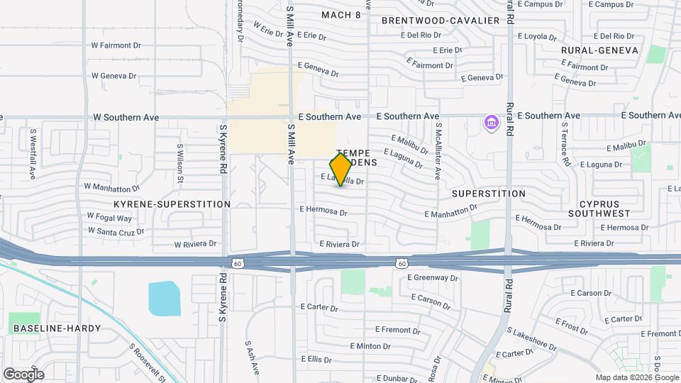 140 E Manhatton Dr Map and Location Details