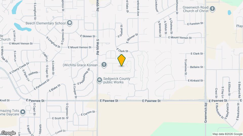 2124 S Thatcher Ct Map and Location Details