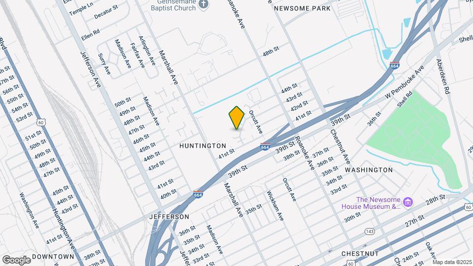4201 Newsome Dr Map and Location Details