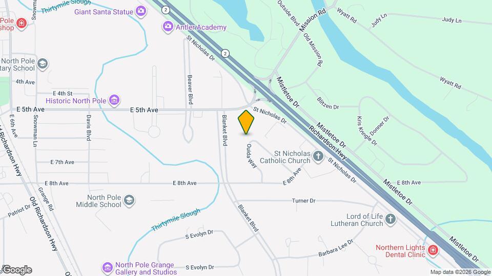 614 Ouida Way Map and Location Details