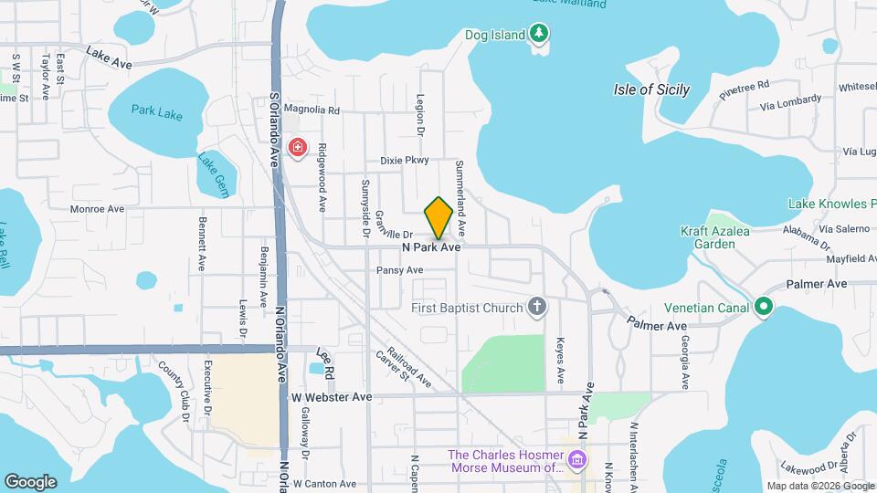 1640 N Orange Ave Map and Location Details