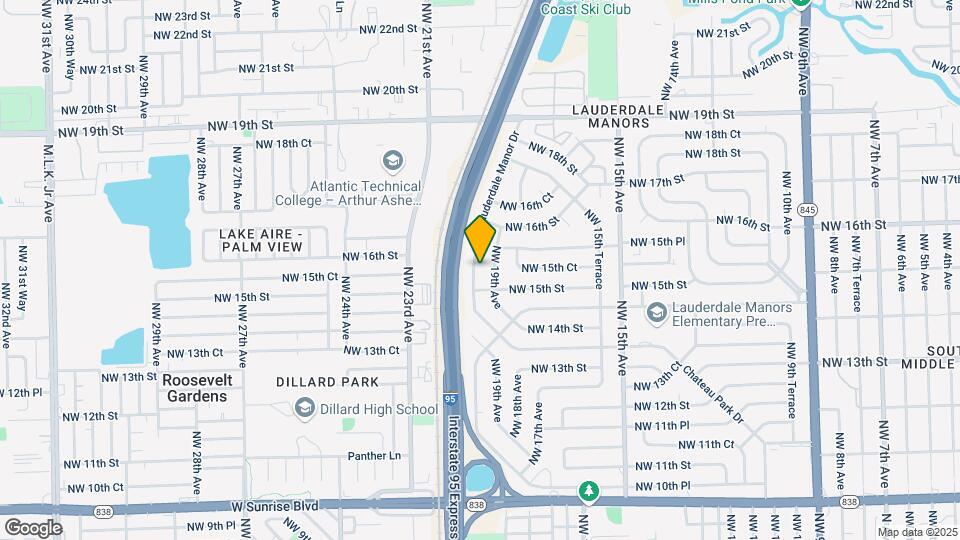 1783 Lauderdale Manor Dr Map and Location Details