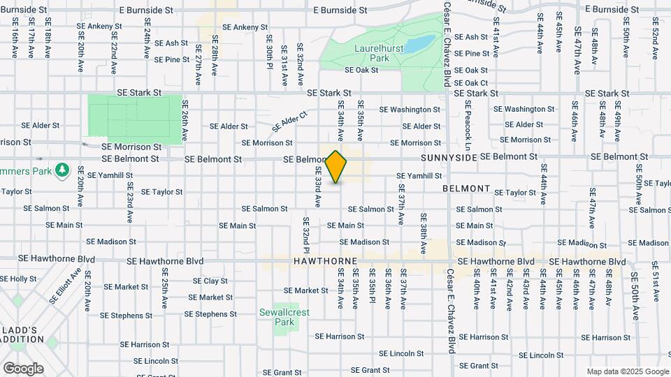 1043 SE 34th Ave Map and Location Details