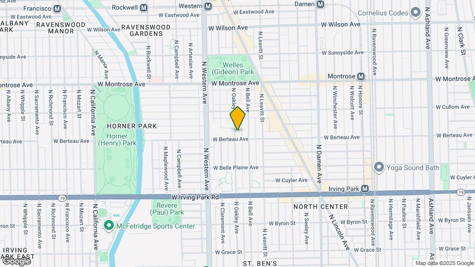 4211 N Oakley Ave, Unit 2S Map and Location Details