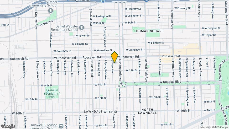 1231 S Avers Ave, Unit 1 Map and Location Details
