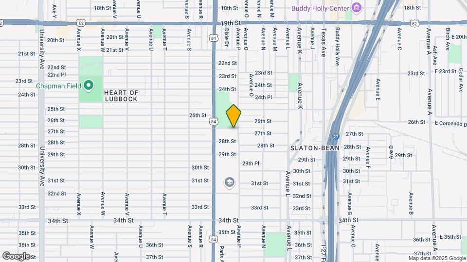 1603 27th St Map and Location Details