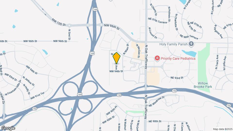 9447 N Baltimore Ave Map and Location Details