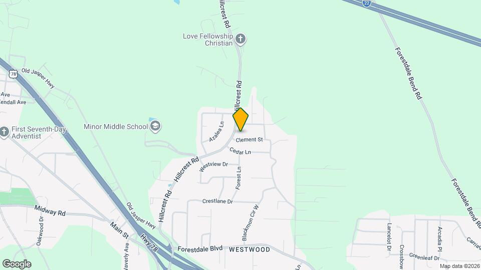 2904 Clement St Mapa y Detalles de la Ubicación