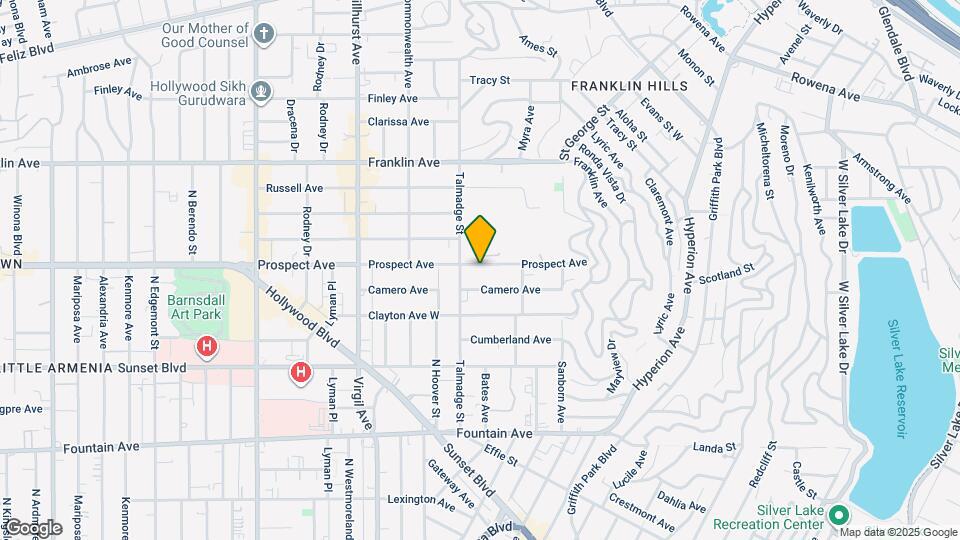 4150 Prospect Ave Map and Location Details