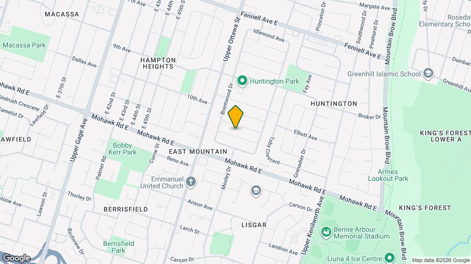 25 Endfield Ave Map and Location Details