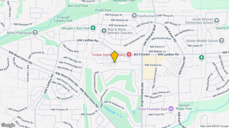 4813 NW Blandy Terrace Map and Location Details