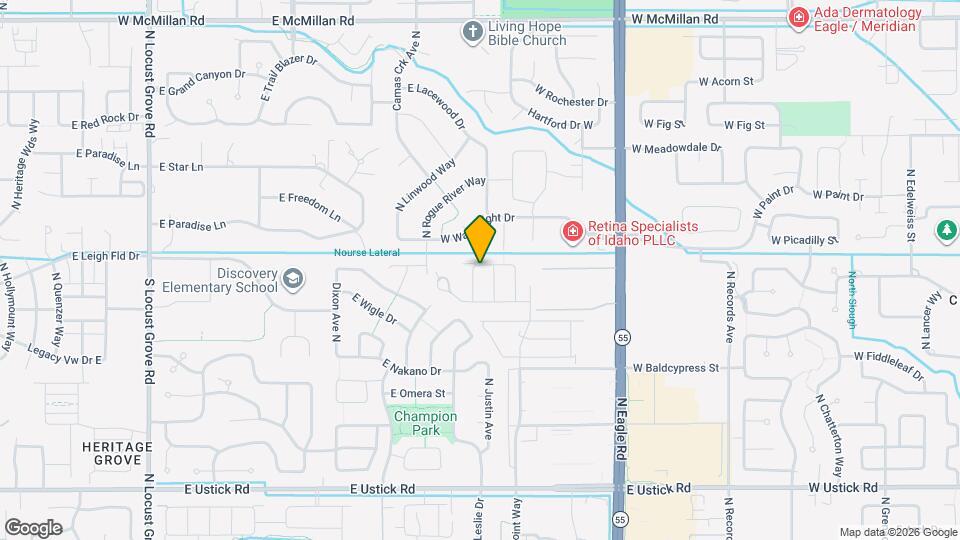 3956 N Amberwood Ave Map and Location Details