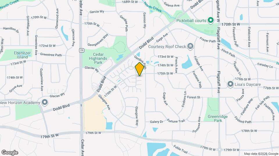 17526 Gillette Way Map and Location Details