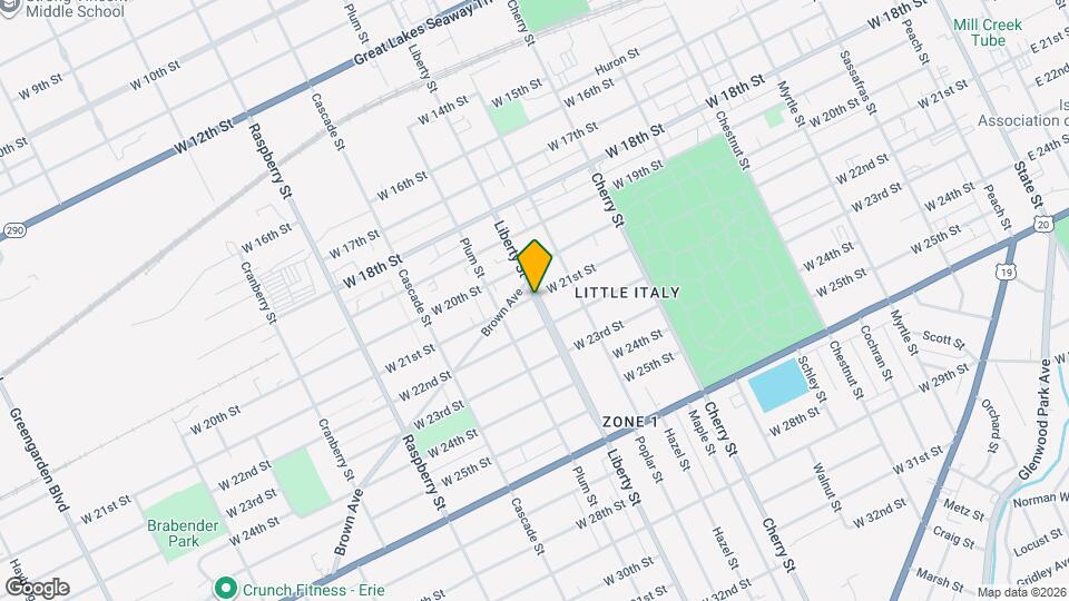 2112 Liberty St Map and Location Details