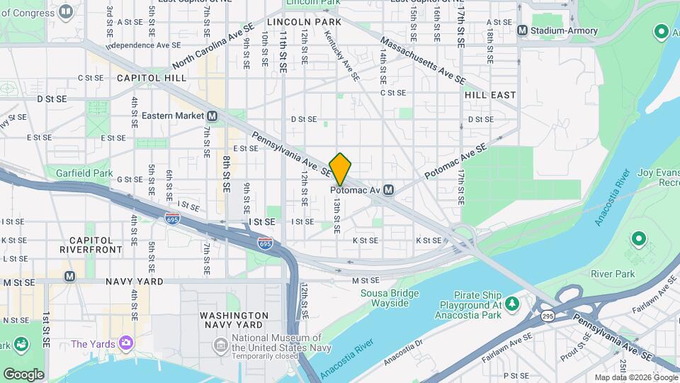 722 13th St SE Map and Location Details