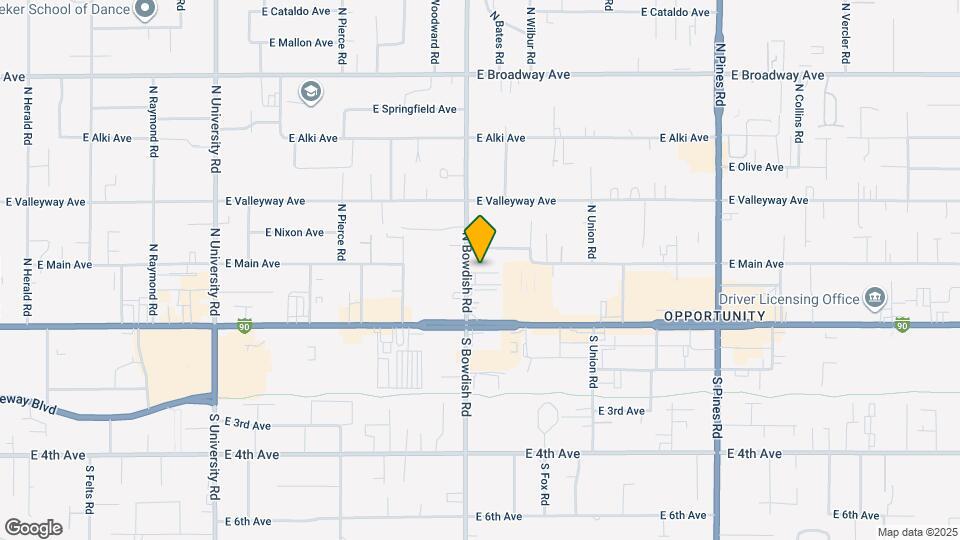 114 N Bowdish Rd Map and Location Details